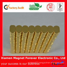 Gold Permanent NdFeB Neodymium Magnet Generator